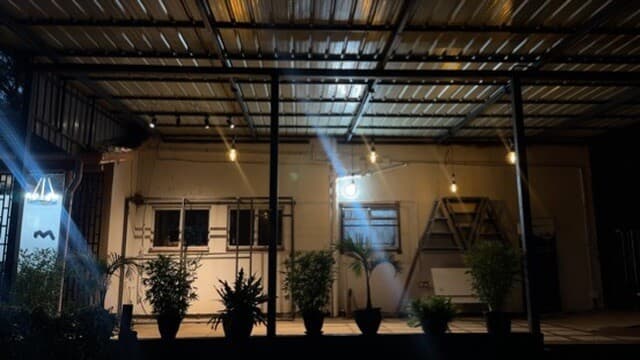 The Yard after dark
